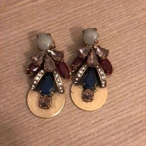 J. Crew statement earrings